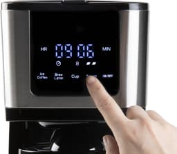 programmeerbaar filterkoffiezetapparaat 10 kopjes 900w zwart - domo - DO733K — thumbnail 5