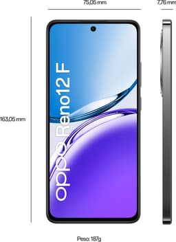 OPPO Reno13 F 4g - 8GB/256GB - Grijs — thumbnail 2