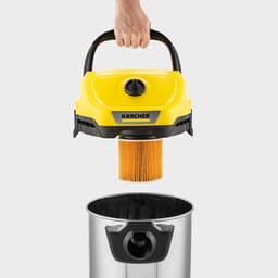 Kärcher WD 3 S V-17/4/20 Nat- en Droogzuiger - 1000 W - 17 liter - RVS container - Patroonfilter — thumbnail 2