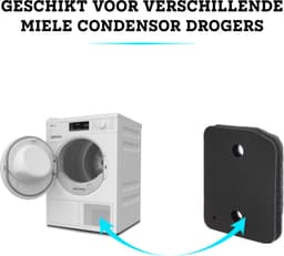 Somstyle 3x Spons Filter Geschikt Voor Miele Droger - 210 x 155 x 30 mm - Foam van Condensor Wasdroger - Droogkast — thumbnail 7