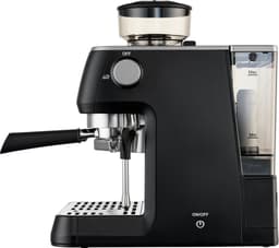 Solis Grind & Infuse Perfetta 1019 - Pistonmachine - Espressomachine met Koffiemolen - Inclusief Coffee Knock Box en Tamping Mat - Zilver — thumbnail 2