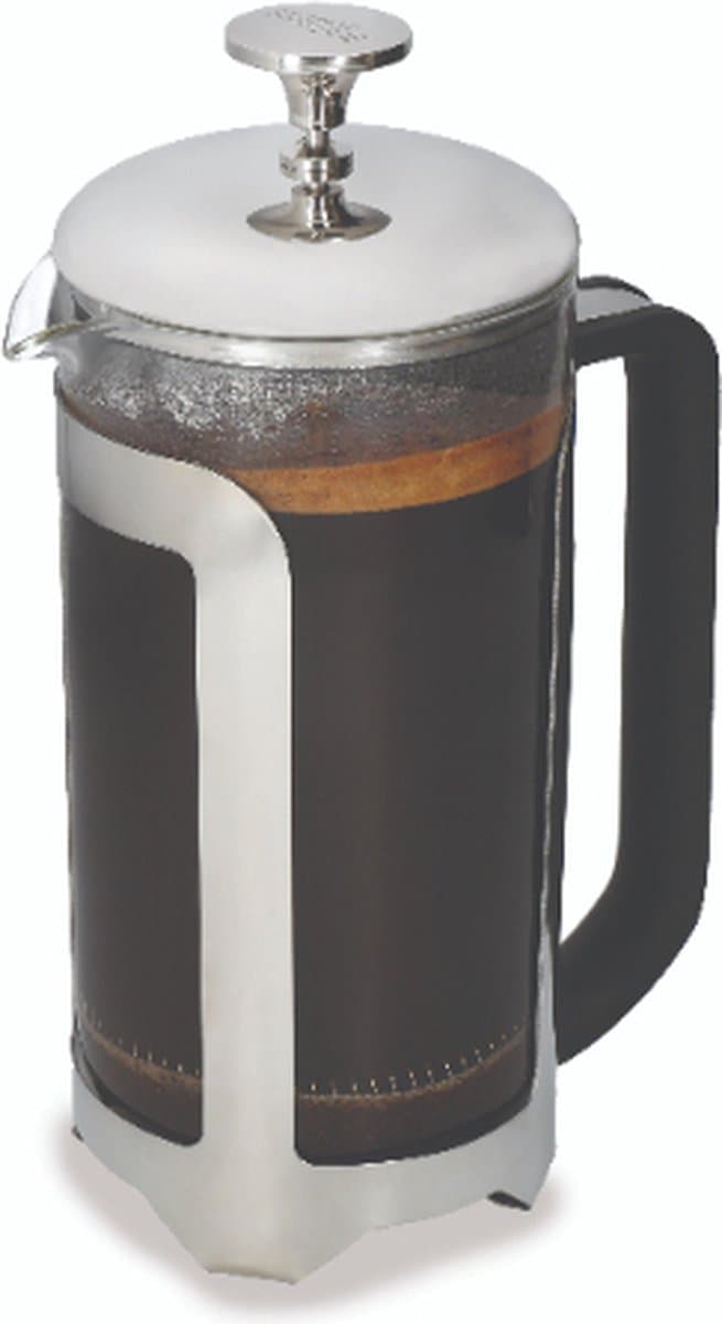 La Cafetière Roma Roestvrij Staal French Press Koffiezetapparaat met Brede Handgreep — afbeelding 1