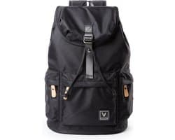 HEANVÈR Vintage Oxfort Rugzak - Waterdichte Rugtas 23L - 15,6 inch laptop tas - Zwart