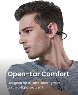 Bone Conductor - Sportkoptelefoon - Draadloze Koptelefoon - Open Ear - Premium — thumbnail 4