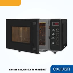 Magnetron - Keukenapparaat - Snel maaltijden opwarmen - Flatbed technologie - 20 liter capaciteit - Zwart — thumbnail 4