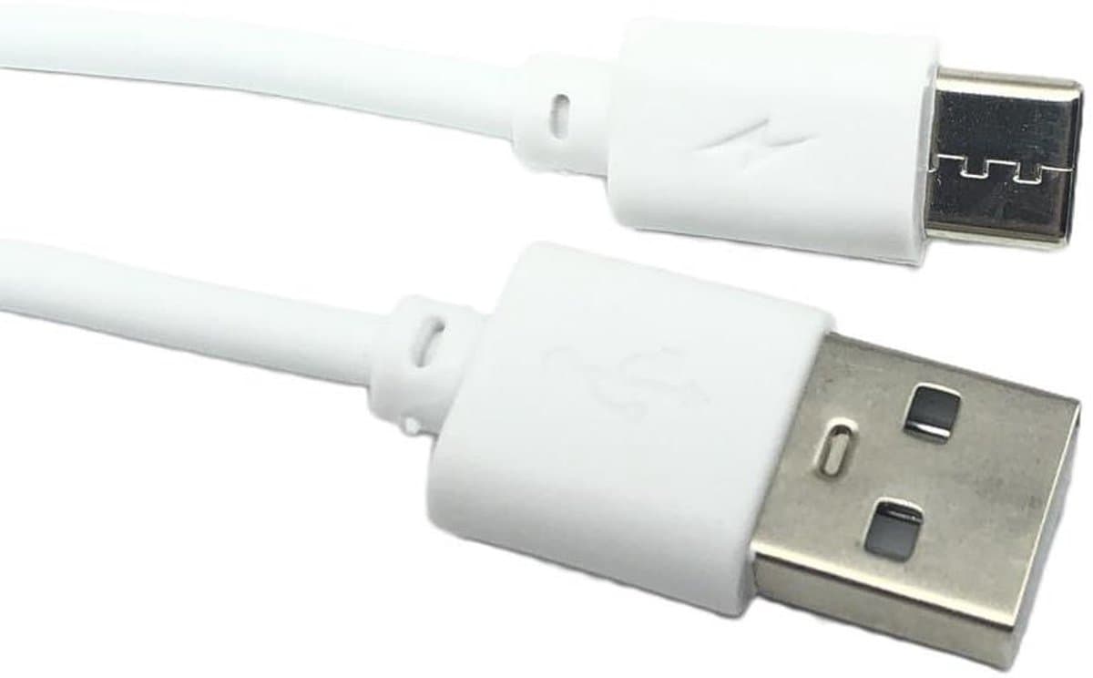 USB-C Oplaadkabel - Datakabel - Externe Harde Schijf - Snelle Gegevensoverdracht - 1 meter - Wit — afbeelding 1