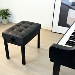 Pianokruk - hoogte verstelbaar - 48-58 cm - met opbergruimte — thumbnail 5