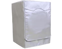 Wasmachine hoes - Wasmachine Beschermer - Verstelbare - Oxford-stof - Frontlaadwasmachine - Geschikt voor de meeste wasmachines en drogers met een opening aan de voorzijde - 65x60x85 cm - Zilver
