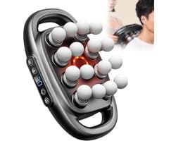 Massagepistool Set - Spierontspanning Apparaat - Herstel Bevorderen - 16 Massagekoppen - 35mm Diepe Massage - Zwart