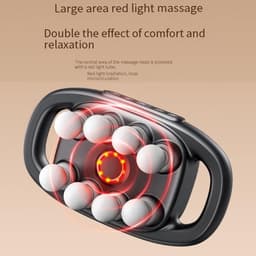 Massagepistool Set - Spierontspanning Apparaat - Herstel Bevorderen - 16 Massagekoppen - 35mm Diepe Massage - Zwart — thumbnail 3
