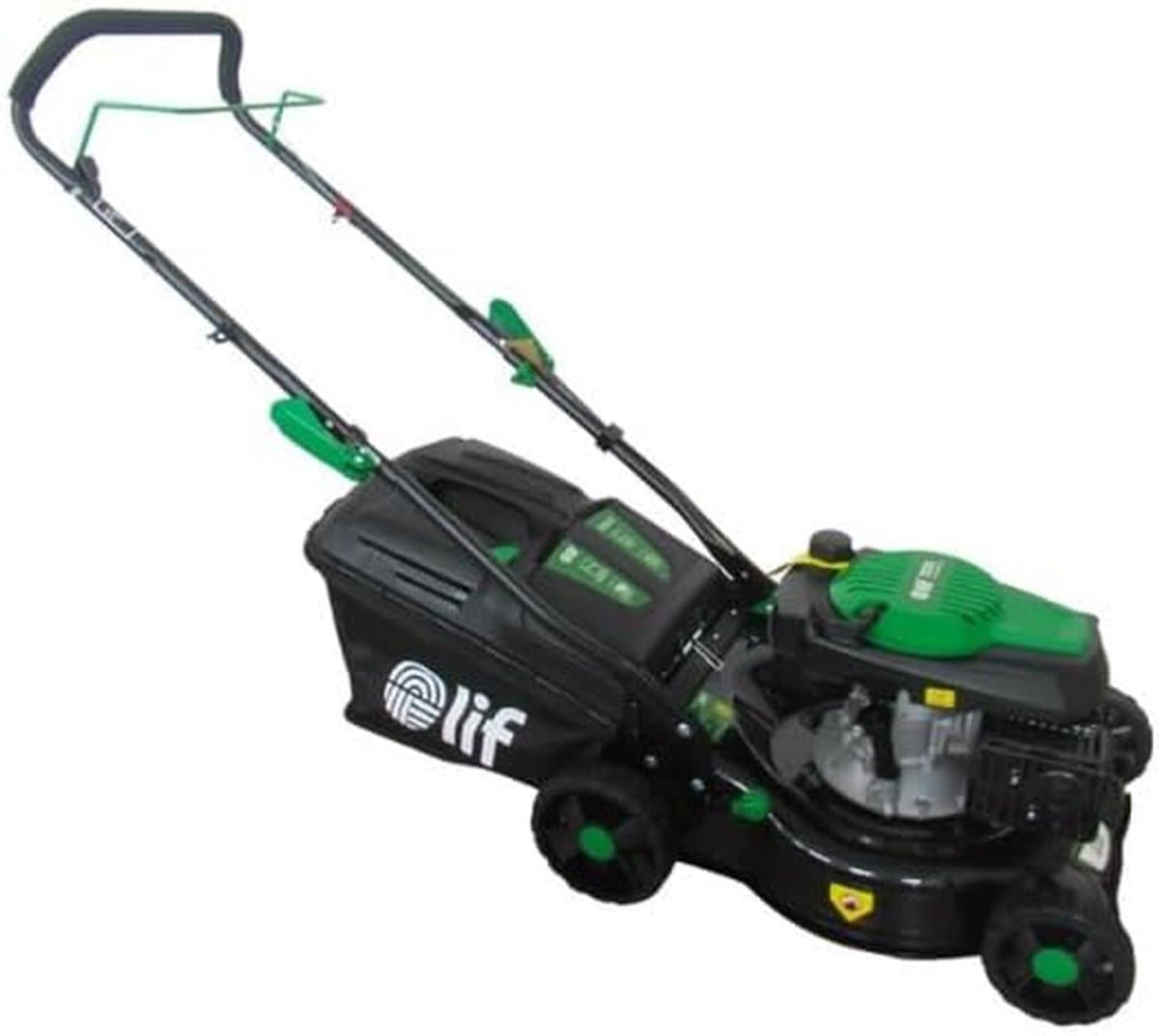 Benzine grasmaaier - Loopmaaier gazon - Gazon onderhouden - 3-in-1 maaisysteem - 42 cm maaibreedte - Zwart Groen — afbeelding 1