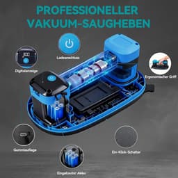 Elektrische Vacuümzuiger voor Tegels en Glas met Hoge Zuigkracht — thumbnail 3
