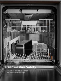 Friteuse - Airfryer - Lekkere Snacks - Cool Zone - 3 Liter - Zilver — thumbnail 5