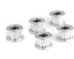 Timingriemschijven Aluminium - Poelies 3D-printer - 3D-printen Verbeteren - Precisiebewerking Aluminium - 2GT 6mm Riem 16T - Standaard