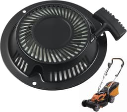 Startmotor Grasmaaier - Trekstarter Starter - Motor Starten - Hoogwaardig Metaal - 210mm Lengte - Zwart — thumbnail 1