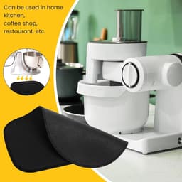 Mixer Slider Mat - Keukenmachine Mat - Apparaat Verplaatsen - Duurzaam Rubber Polyester - 38x22 cm - Geel — thumbnail 4
