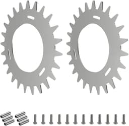 Grasmaaier Spikes - Antislip Grip - Verbeterde Tractie - Duurzame Metalen Constructie - 1 Set - Zilver — thumbnail 3