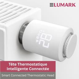 Intelligente Thermostaatkop - Slimme Radiatorregelaar - Energie Besparen - Open Raam Detectie - M30 x 15 mm - Wit — thumbnail 4