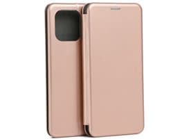 Beline Serie - Lederen Boek Hoes - Rósegoud - Magnetische Sluiting - Voor Moto G05