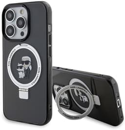 Karl Lagerfeld - Ring Stand MagSafe Etui - Zwart - iPhone 13 Pro - Hoogwaardige Bescherming — thumbnail 2