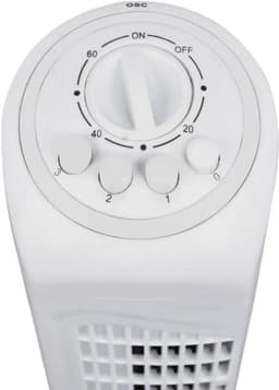 Torenventilator - Staande Ventilator - Ruimte Koelen - Oscillerende Stand - 73 cm Hoog - Wit — thumbnail 3