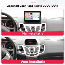 Boscer 2 Din Autoradio - Geschikt voor Ford Fiesta (2009-2014) - Draadloos Apple CarPlay & Android Auto - 9 Inch HD Touchscreen - Android 15 - 4+64GB - GPS Navigatie - WiFi, Bluetooth & USB - Achteruitrijcamera & Microfoon — thumbnail 2