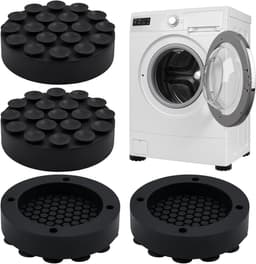 Set van 4 Vibration Dampers voor Wasmachines en Drogen, Rubber Voeten, Geluiddempers en Antivibratie Pads — thumbnail 1