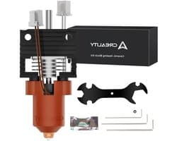 Hotend Upgrade Kit - K1 Series Nozzle - 3D Printer Snelheid - Geïntegreerd All-Metal Ontwerp - 600mm/s - Zilver