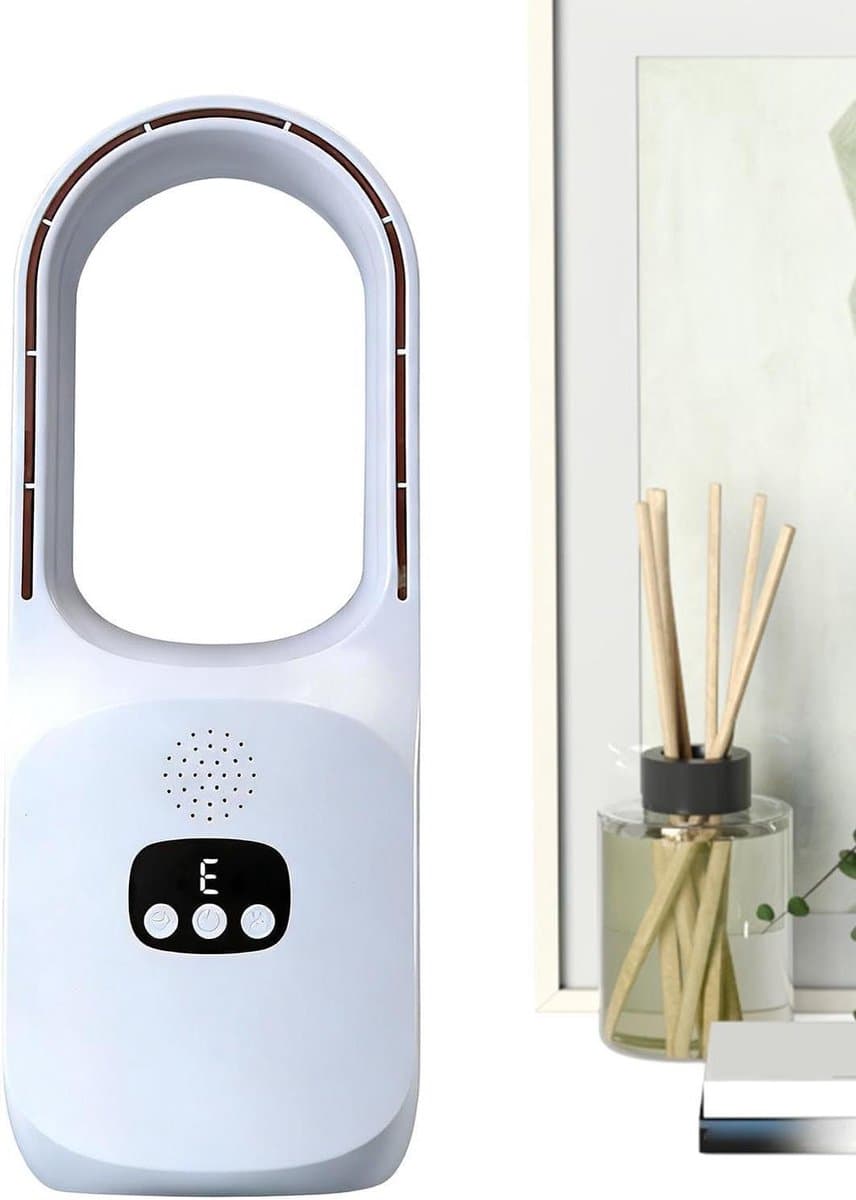 Bladloze Tafelventilator,3 Snelheden, 120 Graden Oscillerend, Draagbare Ventilator | Kleine Stille Tafelventilator - voor Thuiskantoor Slaapkamer Reizen Kamperen Buiten Auto Slaapzaal Camper — afbeelding 1