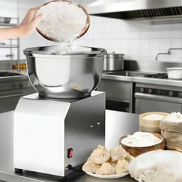 Deegkneder - Broodmixer - Deeg Bereiden - Dubbele Rotatie - 8kg Capaciteit - Zilver — thumbnail 1