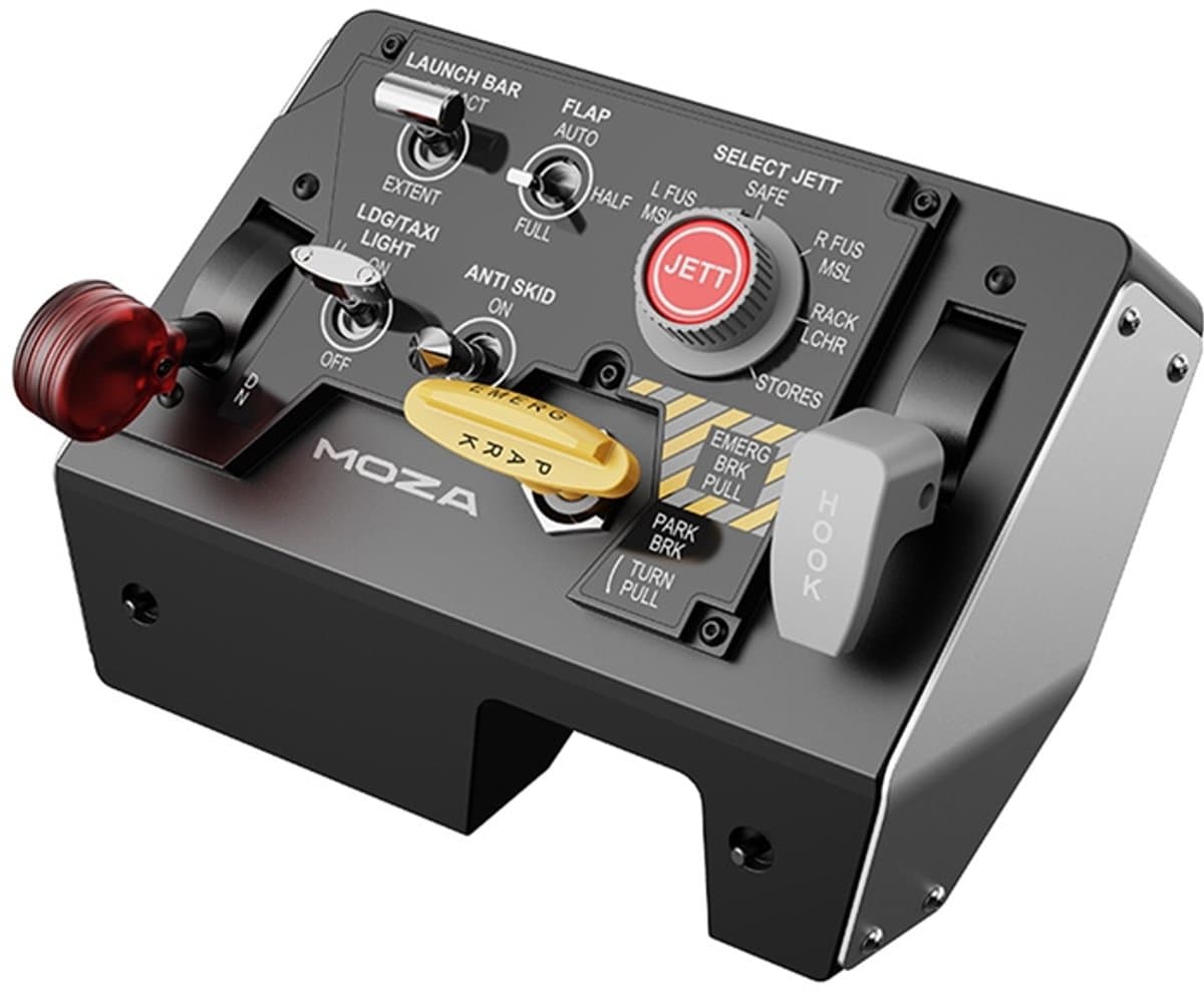 Moza Racing MTLP Panel – Multifunctioneel Landingsgestel en Remmen Bedieningspaneel voor Vluchtsimulatie — afbeelding 1