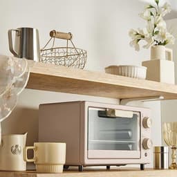 Mini Oven - Tafeloven Airfryer - Bakken en Grillen - Convectie Verwarmings-technologie - 10 Liter Capaciteit - Roze — thumbnail 3
