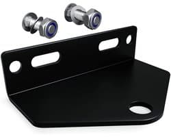 carmdering - Universeel Koppelstuk - Zero-Turn Grasmaaier Adapter - Grasmaaier Onderdeel - Aanpasbare Montagegaten - Snelle Installatie - Hoogwaardig Staal - Duurzaam Zwart Design - Compatibel Met Alle Merken - 1 Stuk