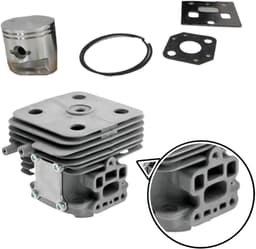 Grasmaaier Cilinderkit - Motoronderdelen Set - Gazononderhoud - Optimale Efficiëntie - 7 Delig - Zilver — thumbnail 2