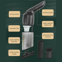 Haarstofzuiger Huisdieren - Grooming Tool - Haren Verwijderen - Krachtige Zuigtechnologie - 40 Min Gebruik - Zwart — thumbnail 5