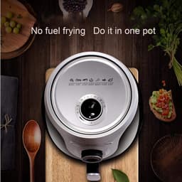 Compacte Mini Oven - Gezonde Frituurpan - Snelle Maaltijden - Veelzijdige Kookopties - 4 Liter Inhoud - Zwart — thumbnail 5