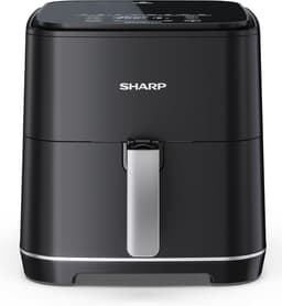 Heteluchtfriteuse - Airfryer - Gezond Frituren - 8 Programma's - 4 Liter - Zwart — thumbnail 3
