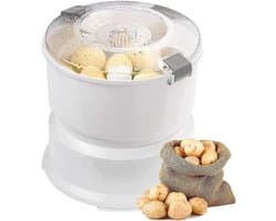 Elektrische Aardappelschilmachine - Mechanische Schilmachine - Grootkeuken Gebruik - Eén Knop Bediening - 1 kg Capaciteit - Zilver