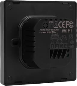 Slimme Thermostaat - App Gestuurde - Huis Verwarmen - Stabiele Wifi - Clear LCD - Zwart — thumbnail 3