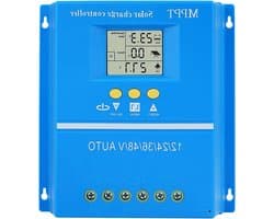 MPPT Zonne-energie Laadregelaar voor 12V, 24V, 36V en 48V Systemen - Automatische Zonnepaneel Identificatie met LCD Scherm en Efficiënte Energiebeheer