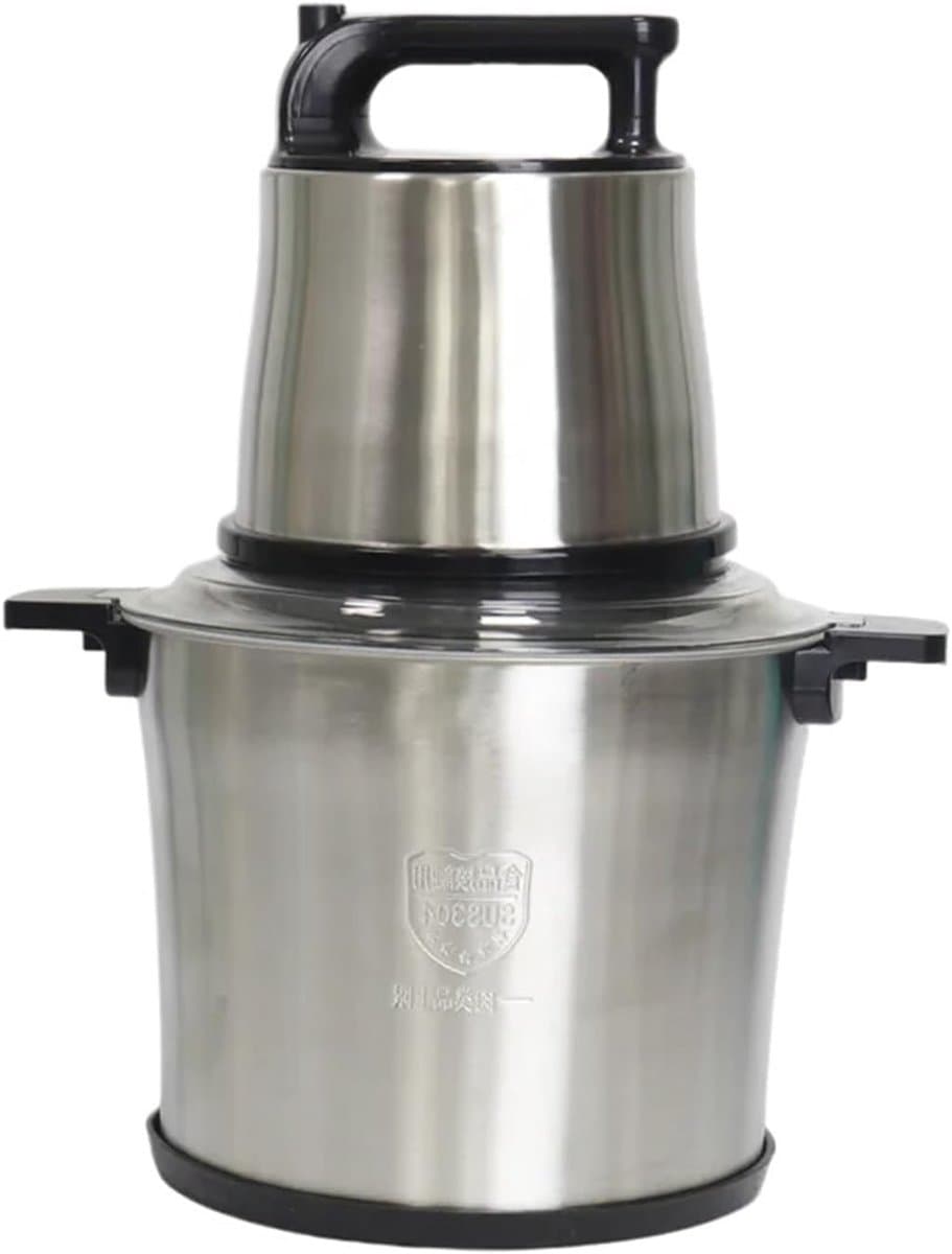 Professionele Keukenmachine - Vleesmolen Blender - Zelf Vlees Malen - 10L Roestvrijstaal - 1100W Vermogen - Zilverkleurig — afbeelding 1