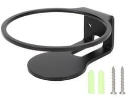 aladdien - Opbergstandaard voor Luidsprekers - Wandmontage Beugels - Eenvoudig te Installeren - Zwart - Slimme Luidsprekers - Ruimtebesparend - Gesc..