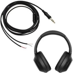 Golden crown - Hoofdtelefoon reparatie kabel - 3,5 mm jack connector - Zwart - Audio kabel - 2 stuks - Geschikt voor hoofdtelefoons — thumbnail 5