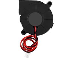 3D-printer Turbofan - Koelventilator - 3D-printer Koeling - Hoge Nauwkeurigheid - 50 x 15 mm - Zwart