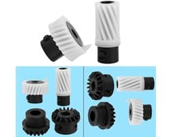 4 Stuks Naaimachine Tandwielen Set - Plastieken Aandrijving Tandwielen Kit met Grote Voedingsschacht Tandwiel voor Diverse Modellen