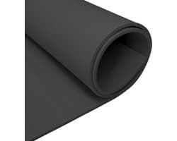 EVA Foam Board Zwart 350 mm x 2 mm x 1.6 m voor Cosplay, Kostuums en DIY Projecten