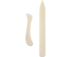 2 Stuks Witte Papieren Vouwbeenderen voor Ambachten - Vouw- en Crease Gereedschap voor Scrapbooking en Kaarten Maken