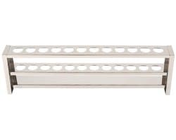 12 Holes Test Tube Houder - RVS Kleurenspectroscopie Tube Rack - Laboratorium Centrifuge Tubes met 2.2 cm Gatdiameter en Stabiliteit