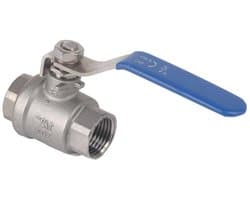 Roestvrijstalen Kogelklep 1/2 Inch, 2-Weg Kogelklep met Volle Poort en Draaihevel, Duurzaam en Corrosiebestendig