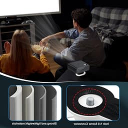 Verstelbare Projectorhouder voor Video Projectoren, Universele Stand met 1/4 Inch Schroefdraad, Ideaal voor Tafels en Optimale Projectiehoek — thumbnail 3
